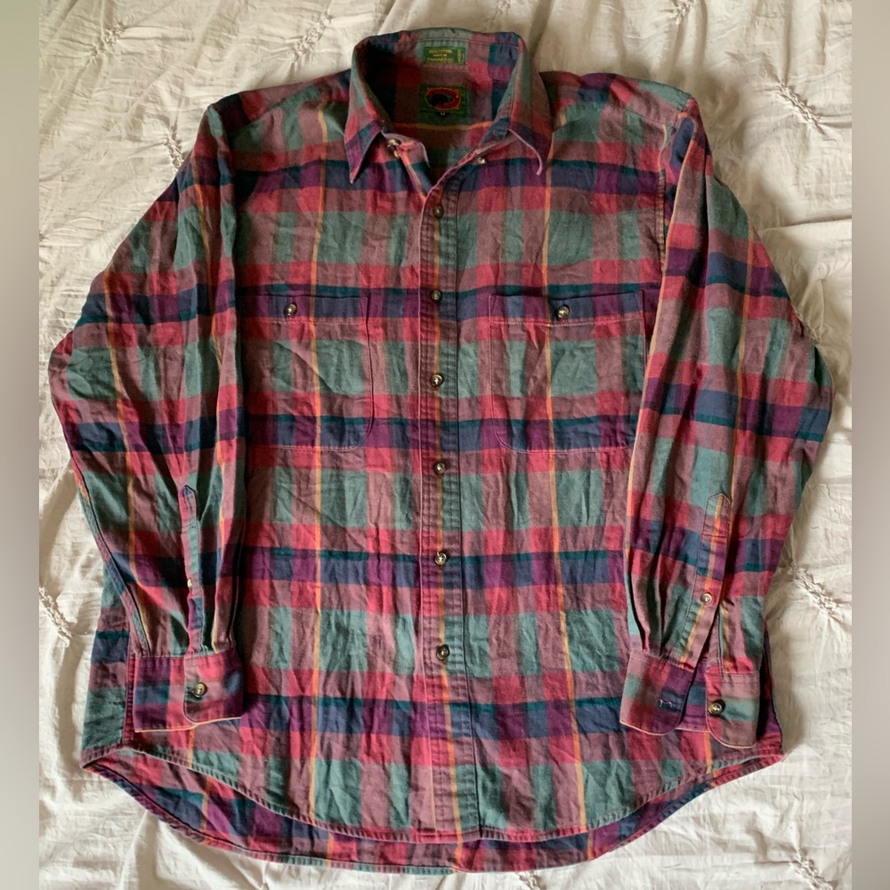Vintage Boston Traders flannel, men’s medium